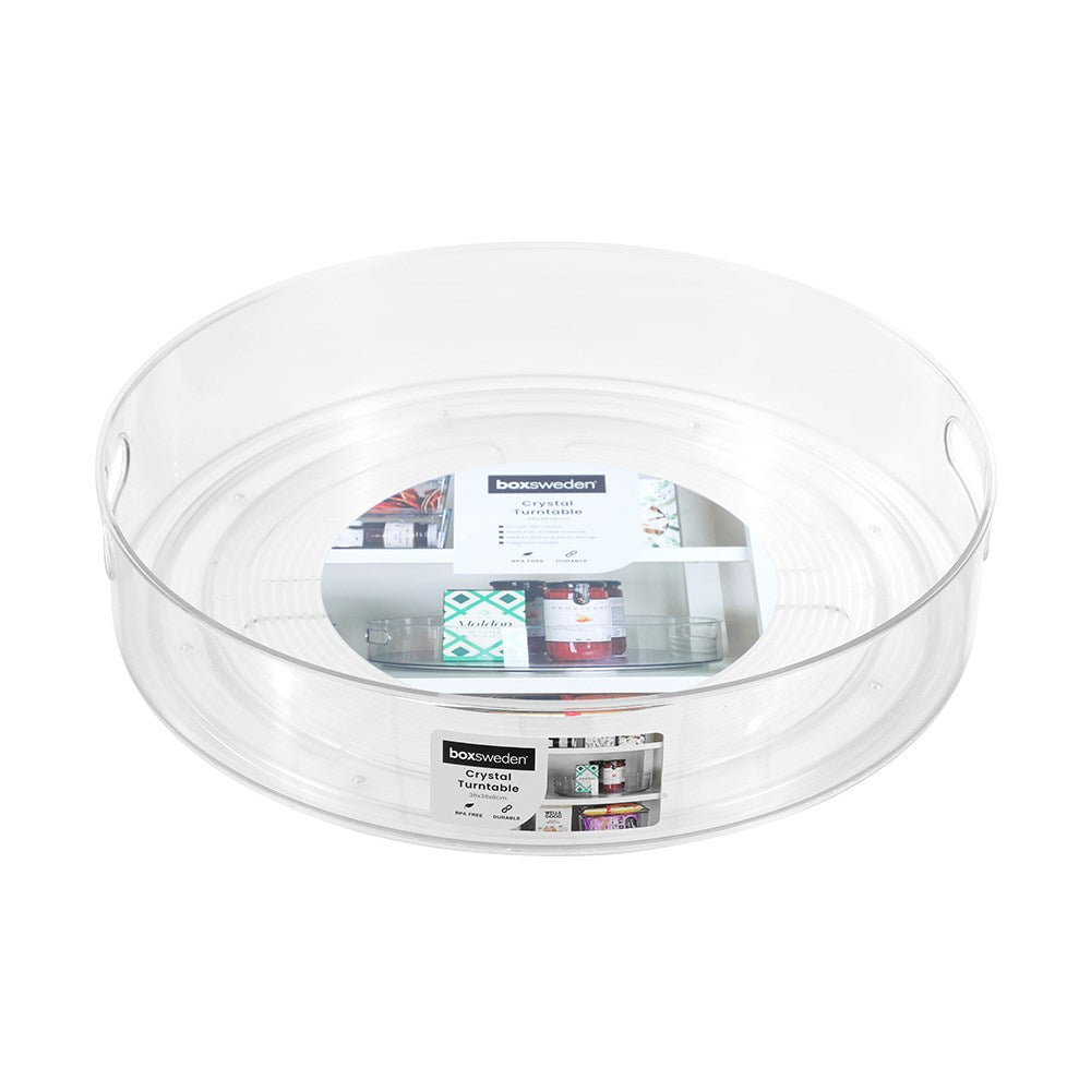 Crystal Turntable Large 38cm x 38cm x 8cm