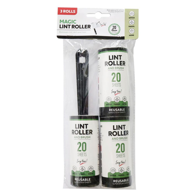 Lint Roller – 3 Pack
