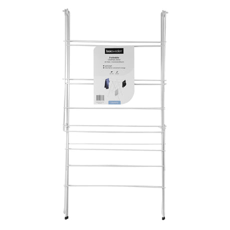 BoxSweden Foldable Wire Clothes Airer 20 Rail