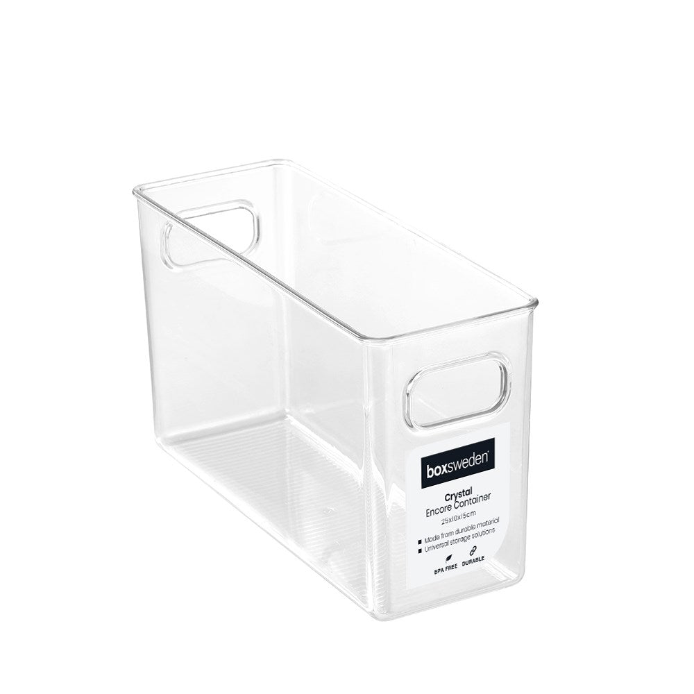 Crystal Storage Container 25 x 10cm