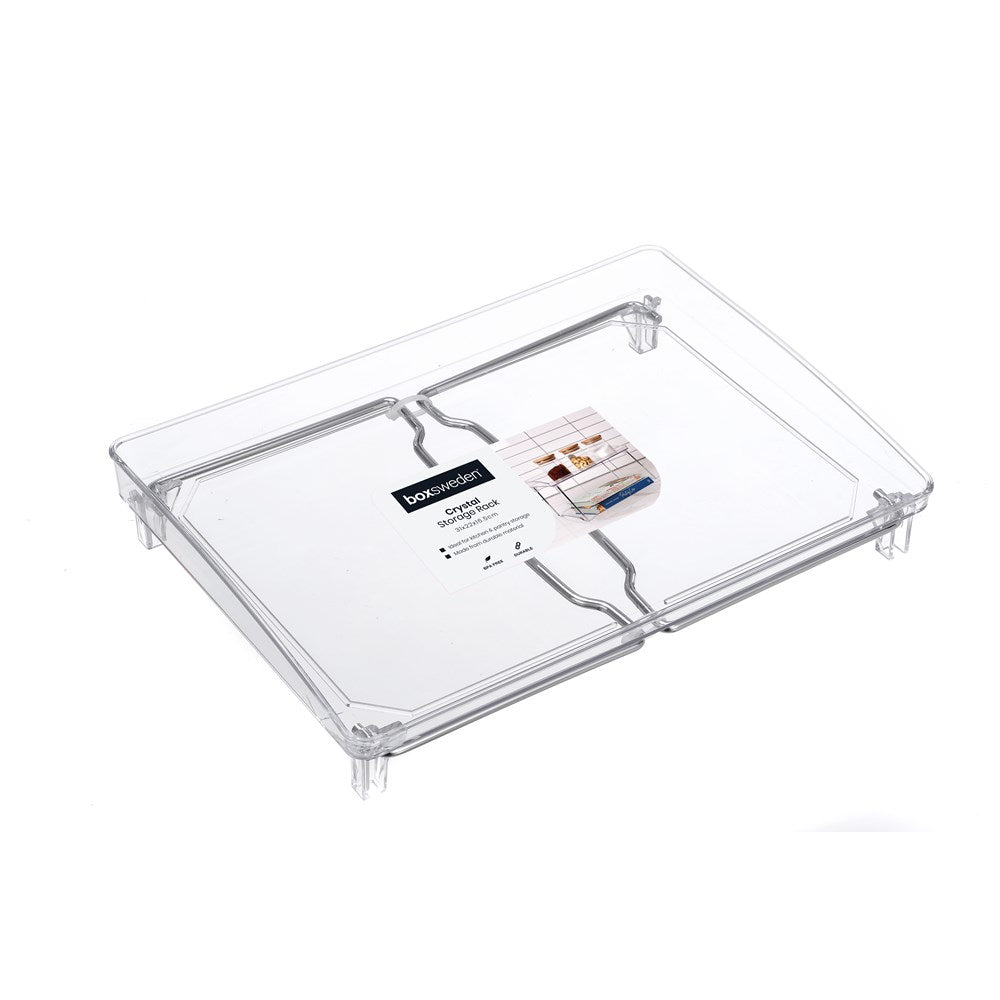Crystal Elevated Storage Rack 31cm x 22cm x 16.5cm