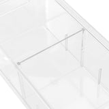 Crystal Storage Tray with Adjustable Divider 28cm