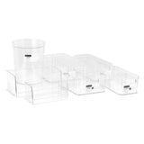 Crystal Storage Tray with Adjustable Divider 28cm