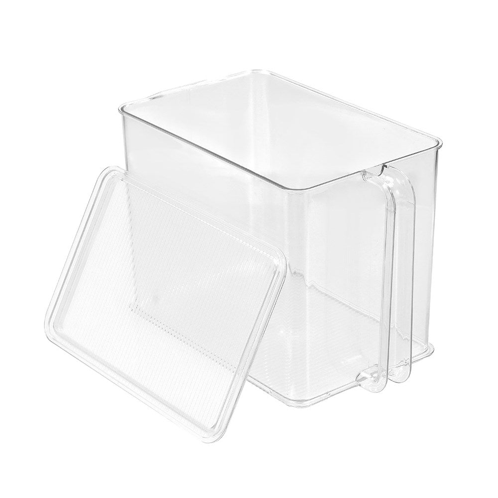 Crystal Easy Access Storer With Lid 9L