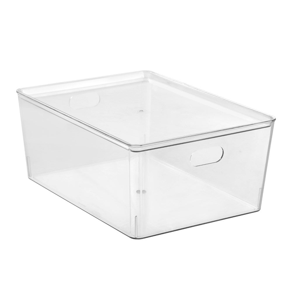 Crystal Tidy Lidded Storage Box 12L