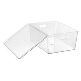 Crystal Tidy Lidded Storage Box 12L