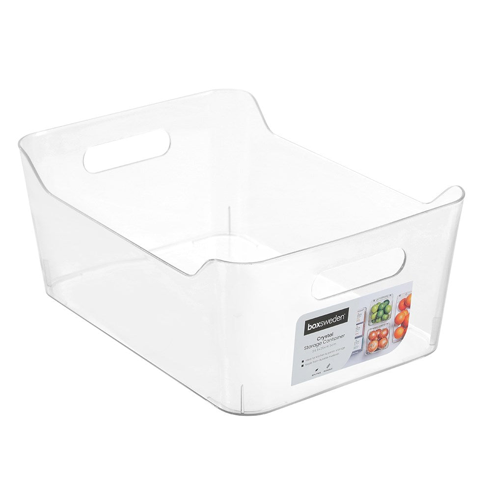 Crystal Storage Container Large 34.5 x 25 x 14.5cm