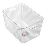 Crystal Ribbed Container 11L 36 x 27 x 22cm
