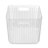 Crystal Ribbed Container 11L 36 x 27 x 22cm