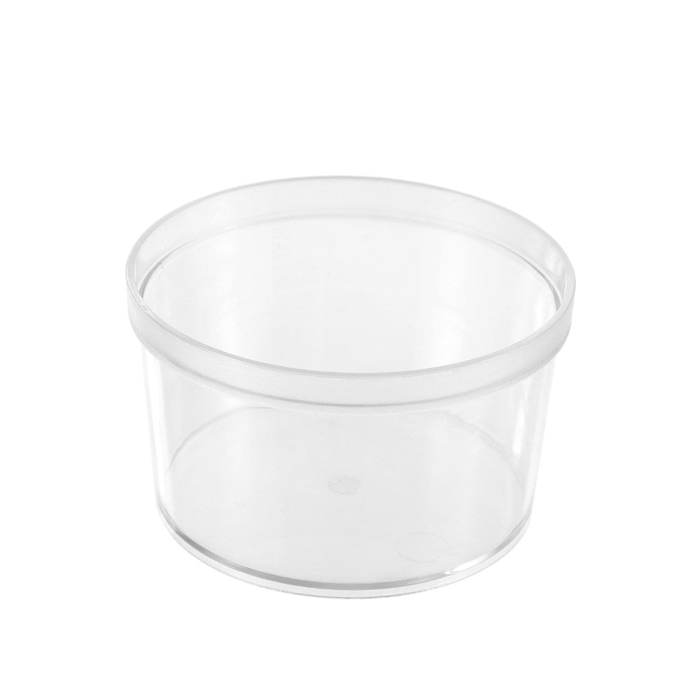 Crystal Clear Round Storage Container 10cm x 6cm