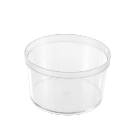 Crystal Clear Round Storage Container 10cm x 6cm