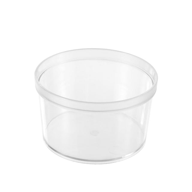 Crystal Clear Round Storage Container 10cm x 6cm