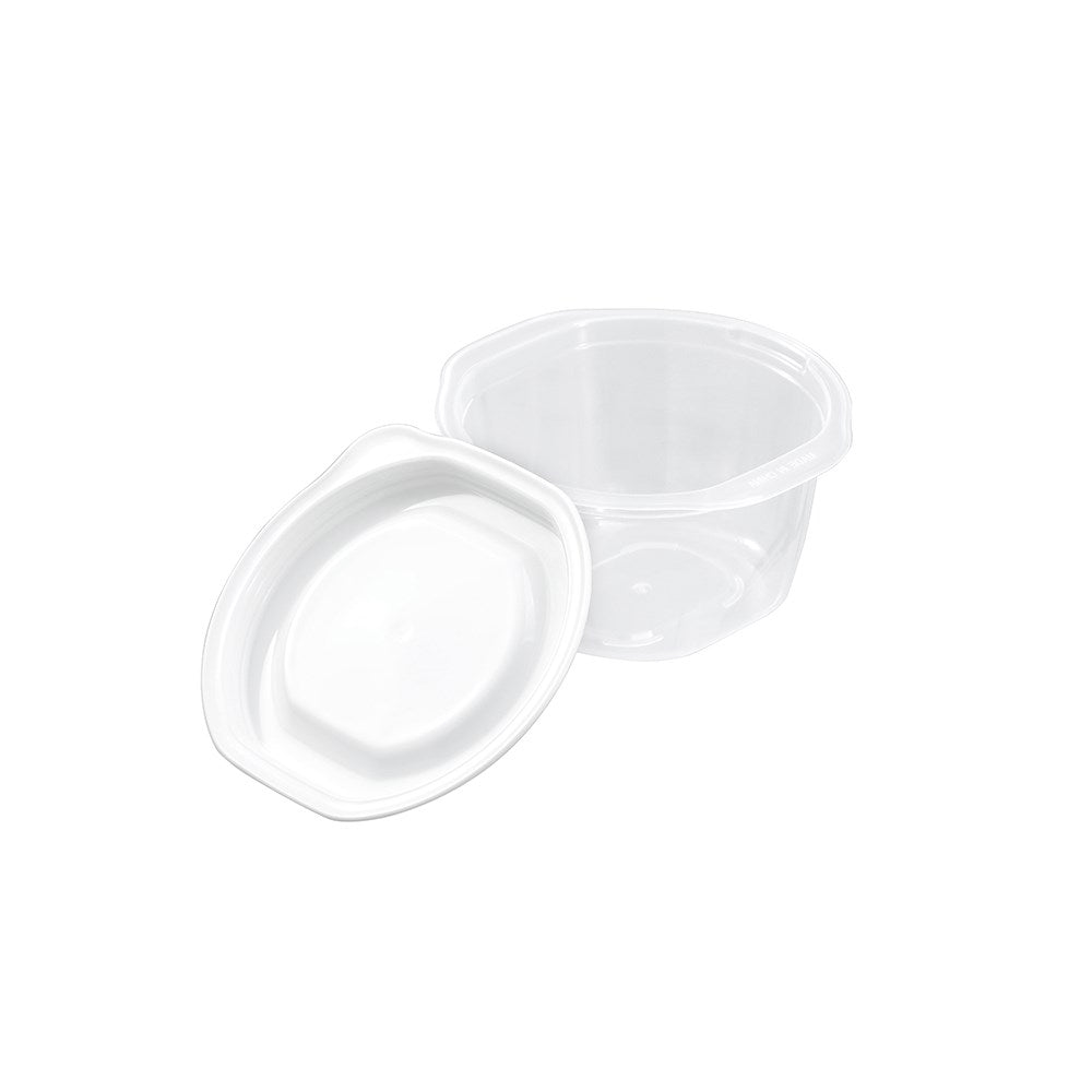 4 Pack Round Reusable Snack Container 280ml