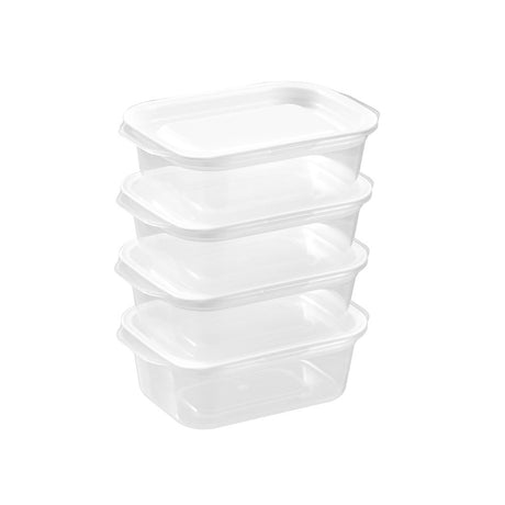 4 Pack Reusable Snack Container 180ml