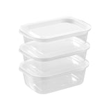 3 Pack Reusable Lunch Container 400ml