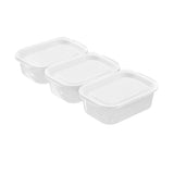 3 Pack Reusable Lunch Container 400ml