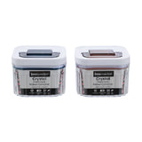 Crystal Ribbed Fresh Lock Container 350ML