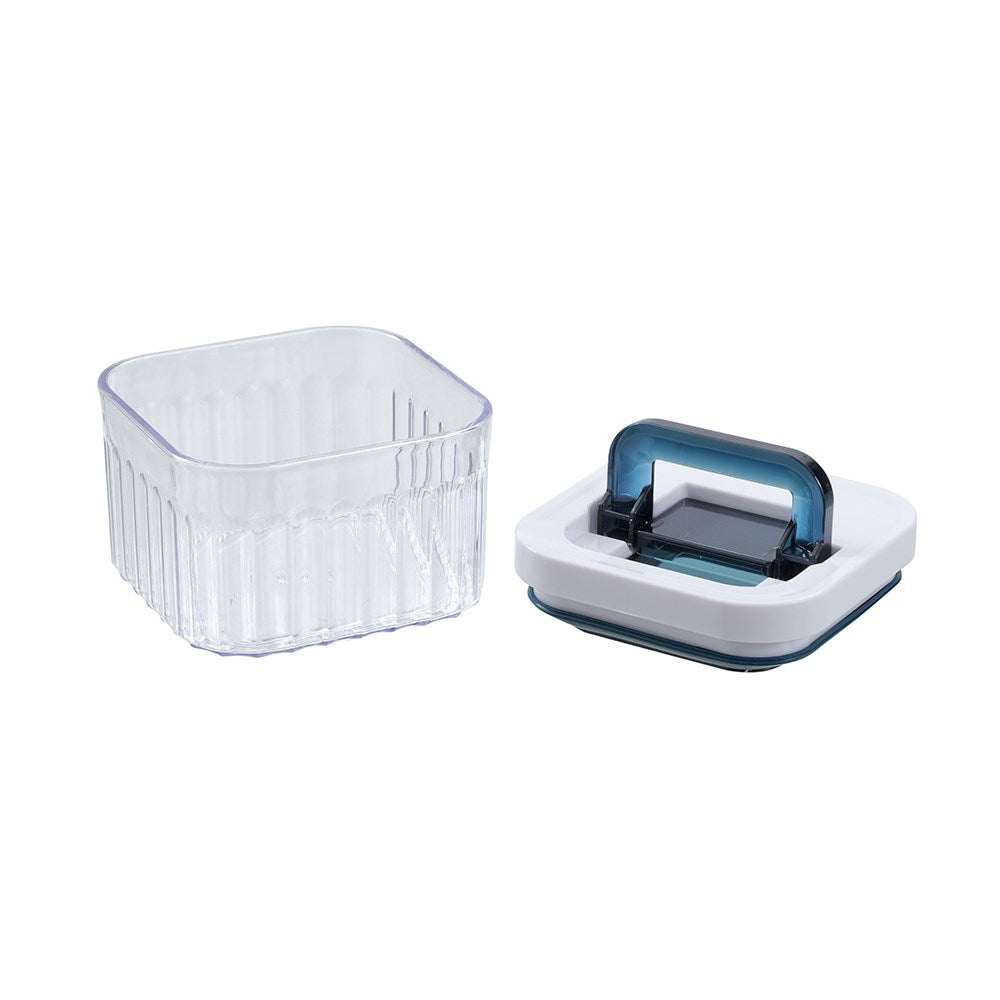 Crystal Ribbed Fresh Lock Container 350ML