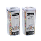 Crystal Ribbed Fresh Lock Container 1.5L