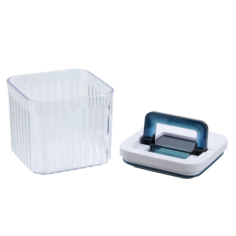 Crystal Ribbed Fresh Lock Container 1.2L
