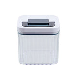 Crystal Ribbed Fresh Lock Container 1.2L