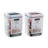 Crystal Ribbed Fresh Lock Container 1.9L