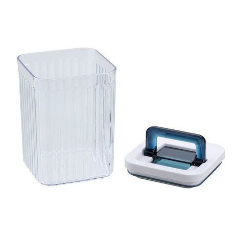 Crystal Ribbed Fresh Lock Container 1.9L