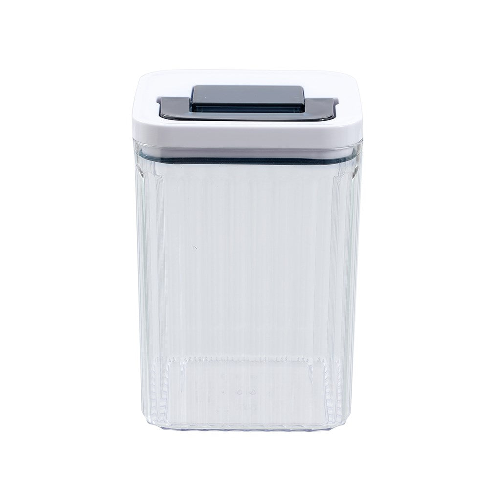 Crystal Ribbed Fresh Lock Container 1.9L