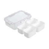 Snack Box Food Storer - 4 Compartments