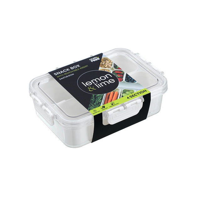 Snack Box Food Storer - 4 Compartments