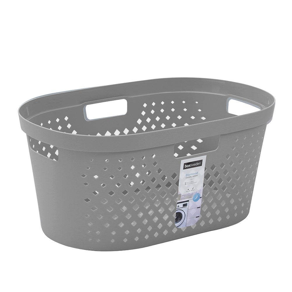 Diamond Laundry Basket 40L