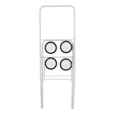 Foldaway Laundry Trolley 75 x 44 x 91cm - White