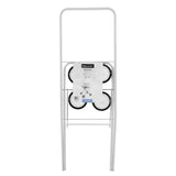 Foldaway Laundry Trolley 75 x 44 x 91cm - White