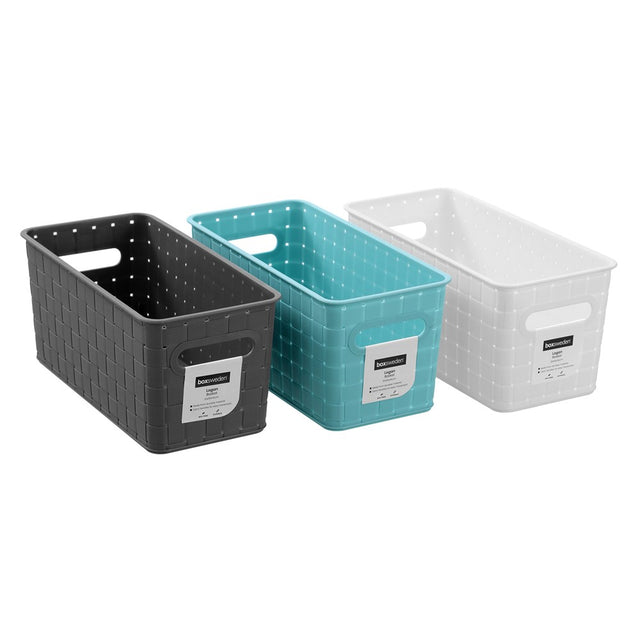 Logan Handled Storage Basket 31cm x 15cm x 14cm