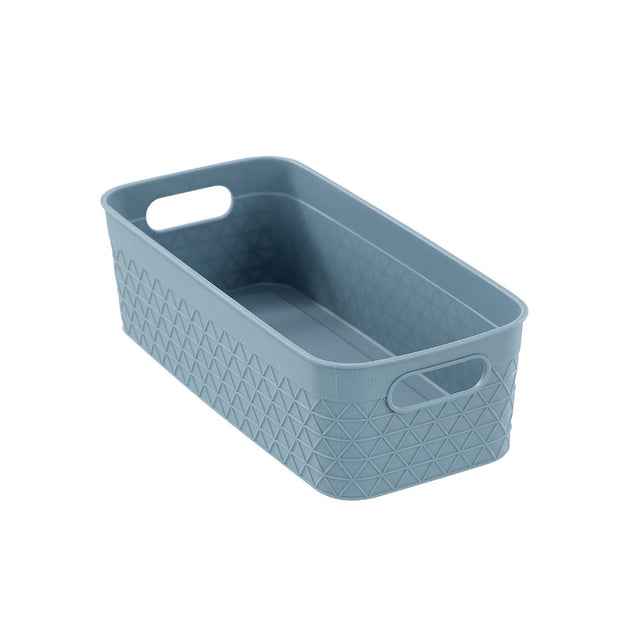 Trinity Basket 24.5 x 11 x 7cm 4 Pack Assorted