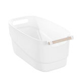 Sortea Storage Basket with Wood Handle 10.5L