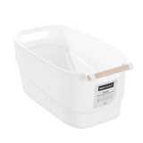 Sortea Storage Basket with Wood Handle 10.5L