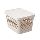 Kept Diamond Storage Basket Lidded 16L