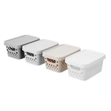 Diamond Lidded Storage Basket 4L
