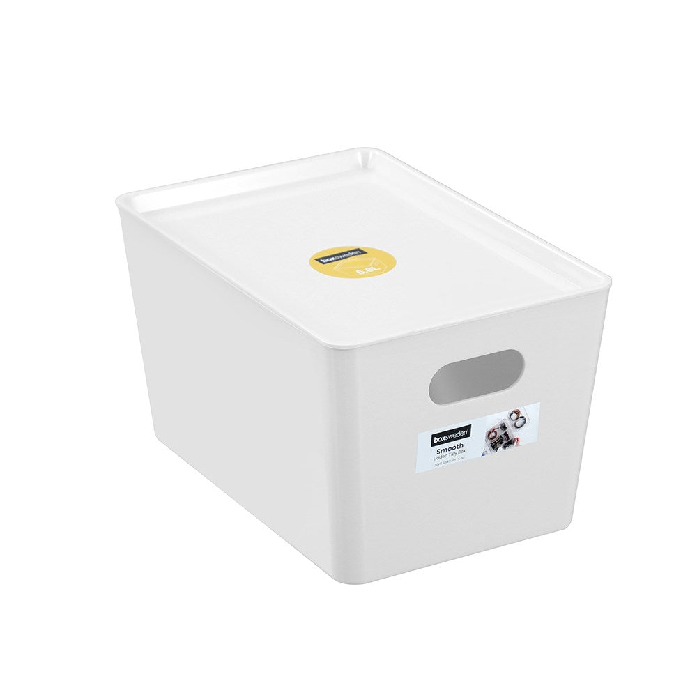 Smooth Lidded Tidy Box 5.6L
