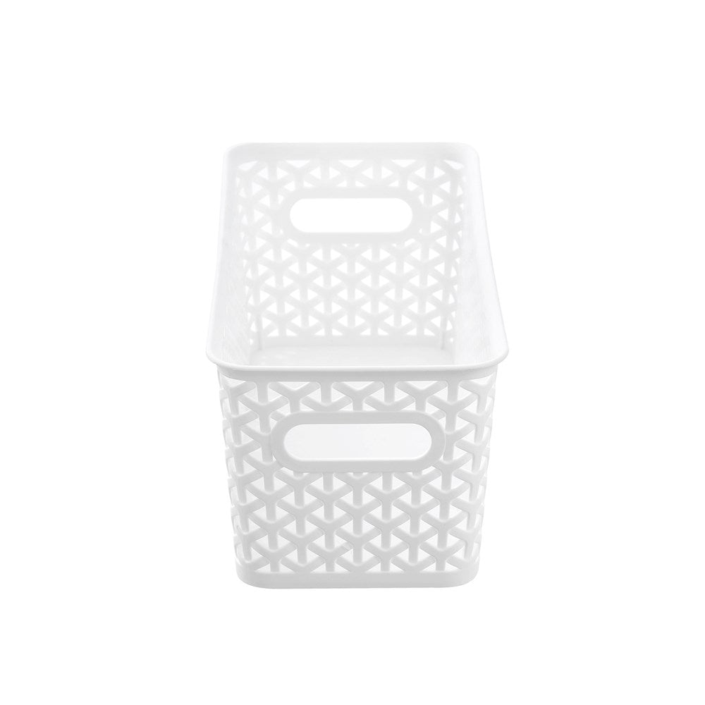 Wicker Design Organiser Basket 5L