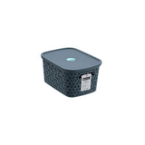 Rattan Lidded Basket 3L