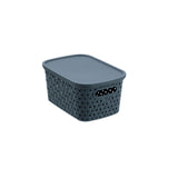 Rattan Lidded Basket 3L