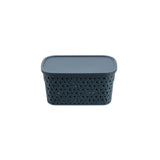 Rattan Lidded Basket 3L