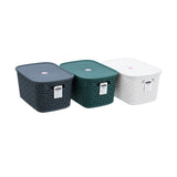 Rattan Lidded Basket 7L