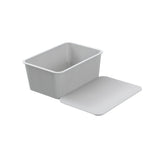 Ribbed Lidded Storage Basket 3.5L