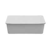 Ribbed Lidded Storage Basket 7.5L