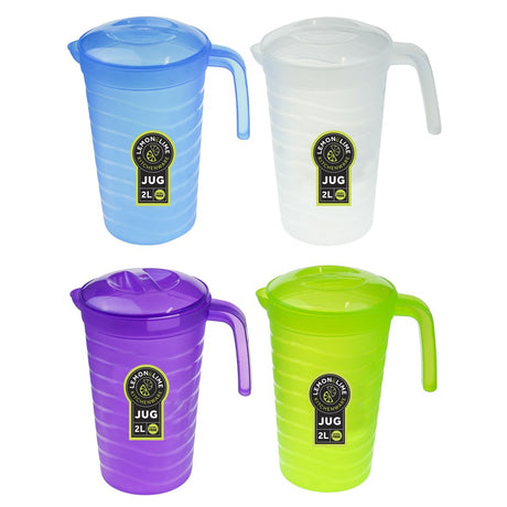 Fridge Jug 2L 4 Assorted Colours