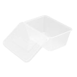 50 Pack Rectangle Reusable Food Container 1L