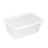 10 Pack Rectangle Reusable Food Container 1.5L